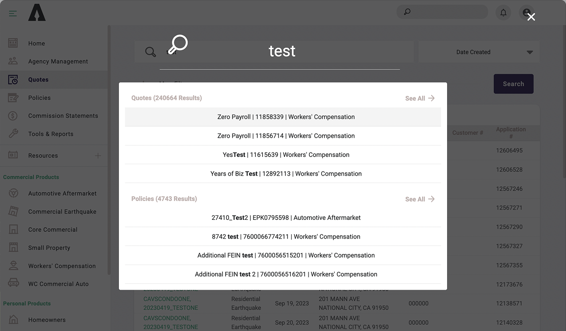 Arrowhead Exchange Universal Application Screen